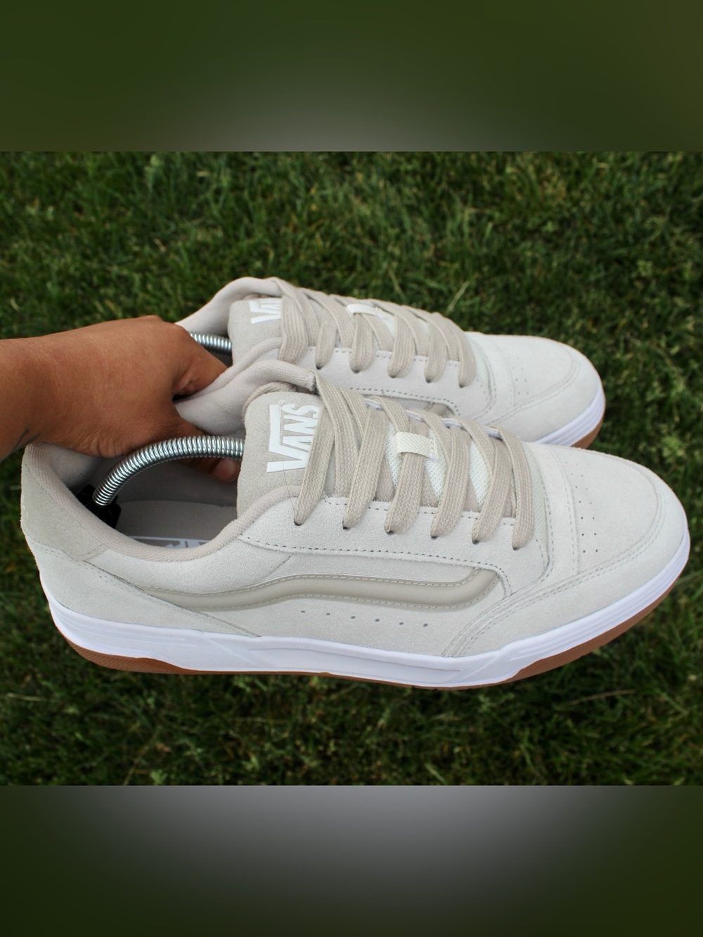 Vans Hylane Men's Sneakers Beige/White Sz 13